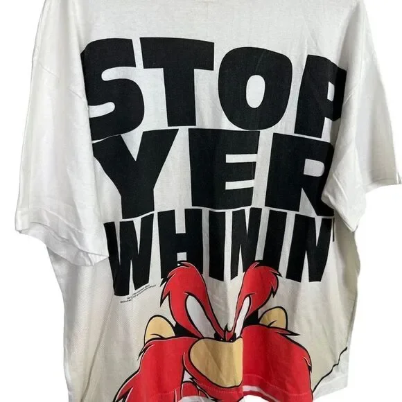 Vintage Looney Tunes Yosemite Sam 1993 All Over Print T-shirt Mens XL - Picture 2 of 6